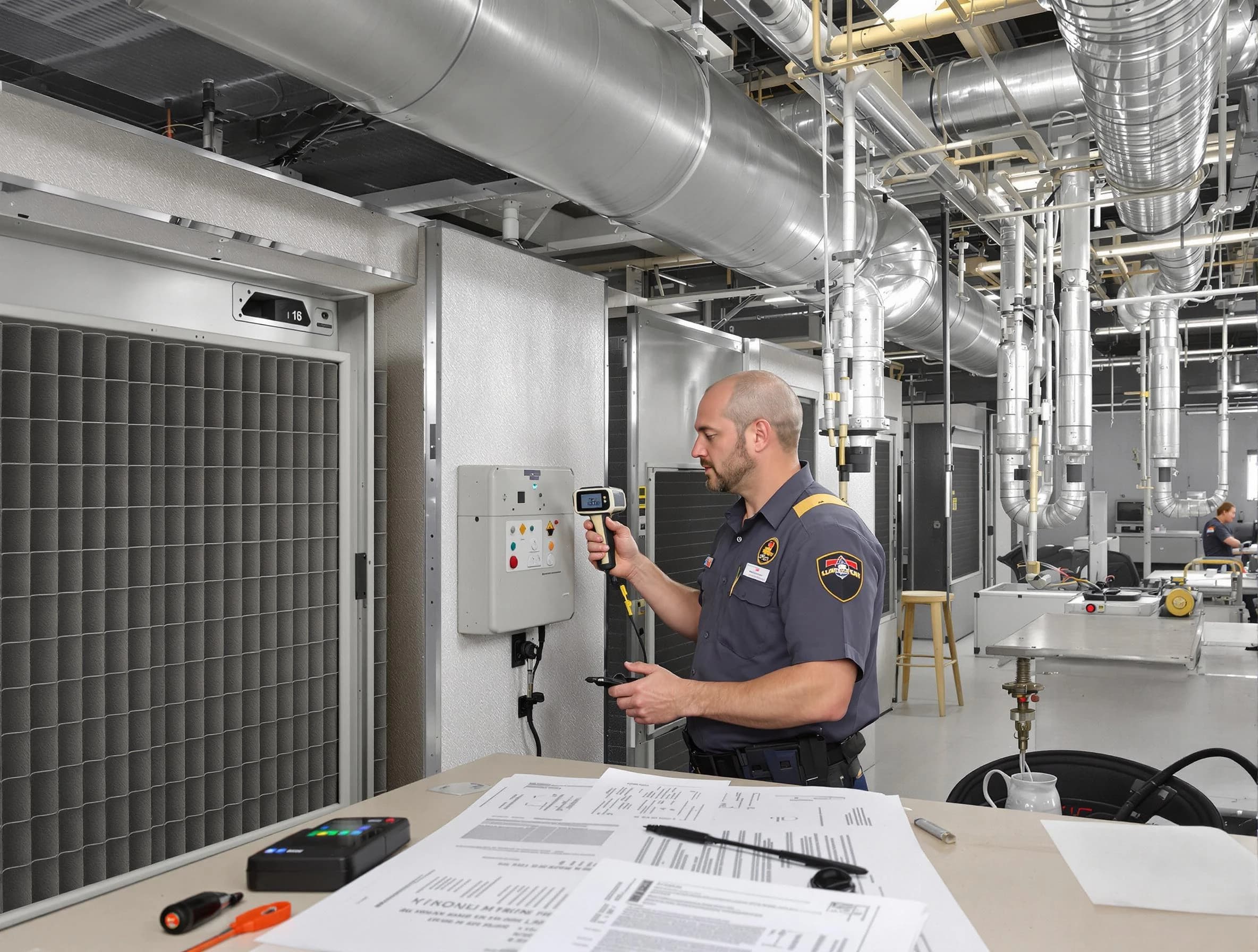 Professional filter system inspection by Saratoga Springs Air Duct Cleaning in Saratoga Springs