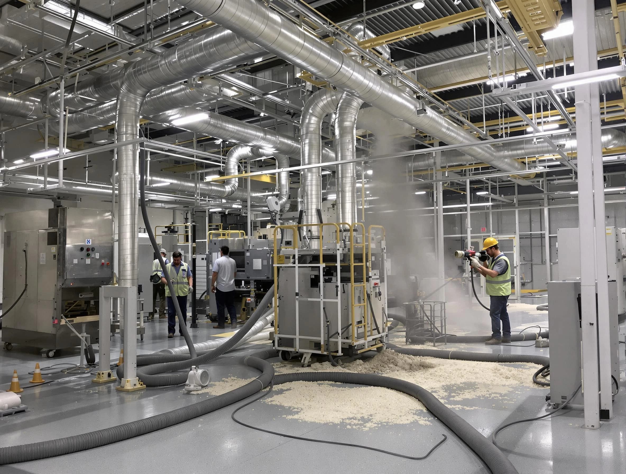 Heavy-duty industrial duct cleaning by Saratoga Springs Air Duct Cleaning in Saratoga Springs