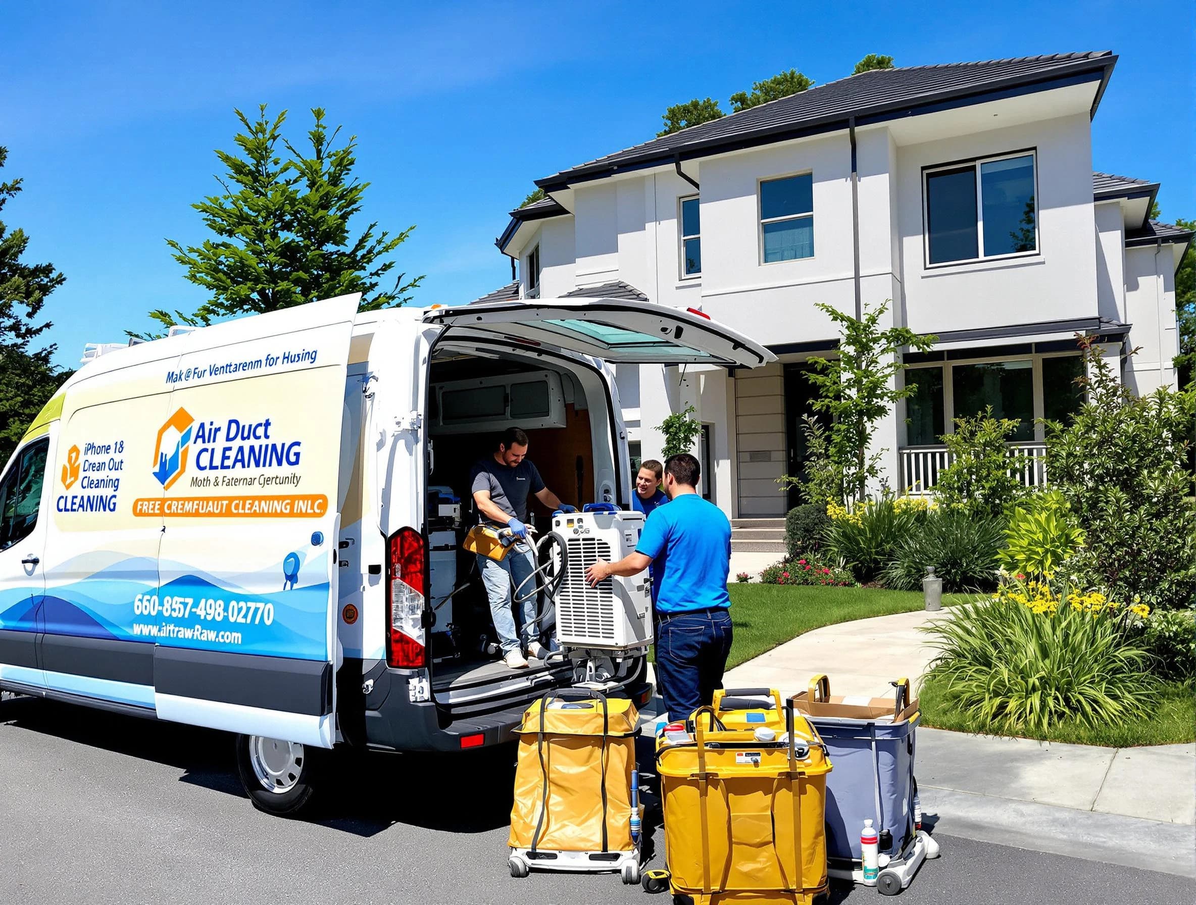 Saratoga Springs Air Duct Cleaning technician performing professional air duct cleaning in Saratoga Springs