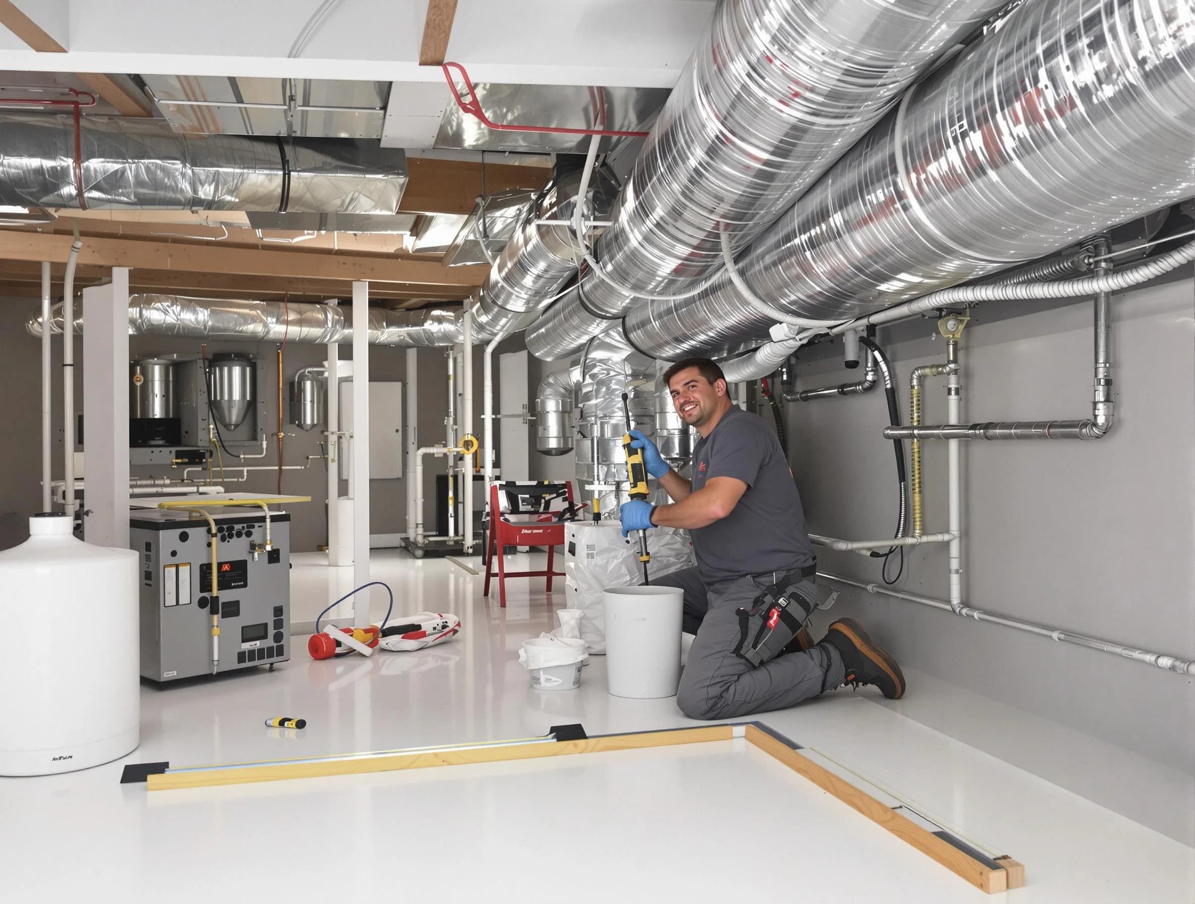Professional duct sealing service by Saratoga Springs Air Duct Cleaning in Saratoga Springs