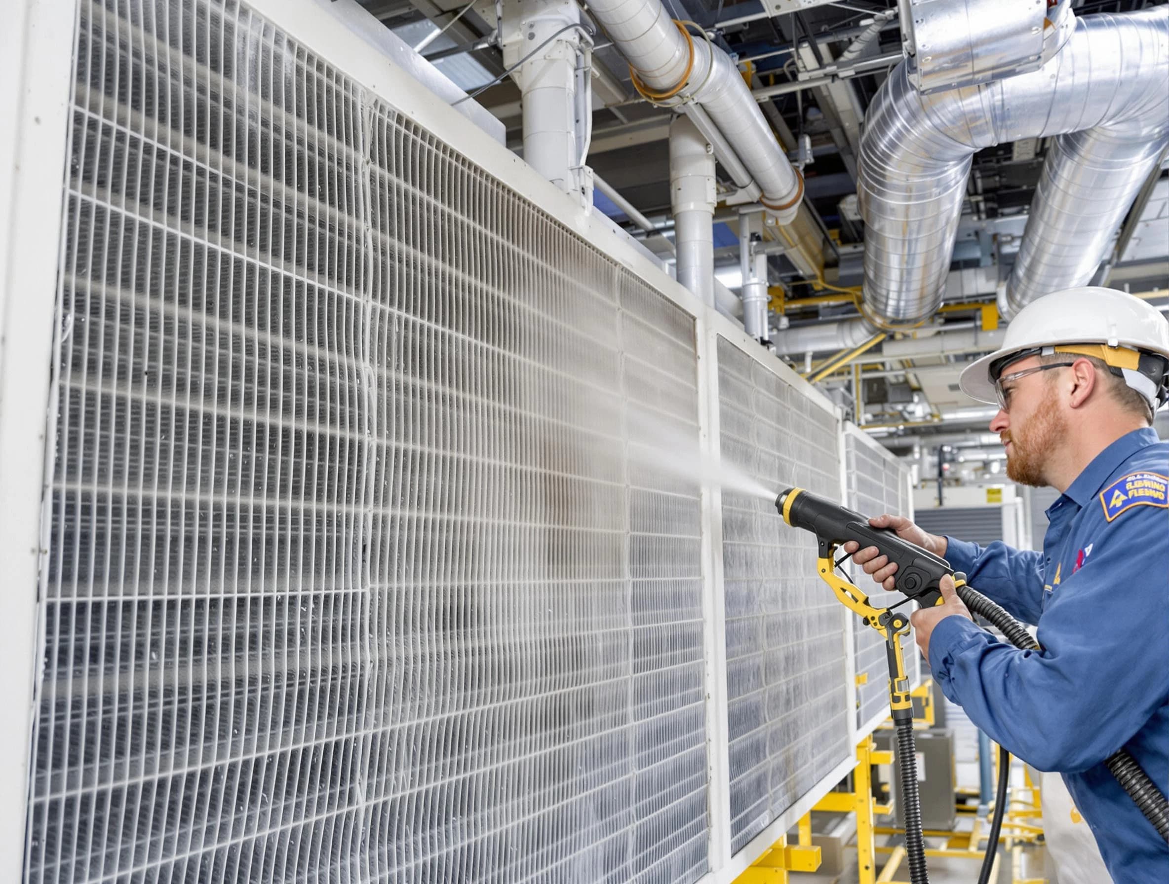 Professional commercial coil cleaning by Saratoga Springs Air Duct Cleaning in Saratoga Springs