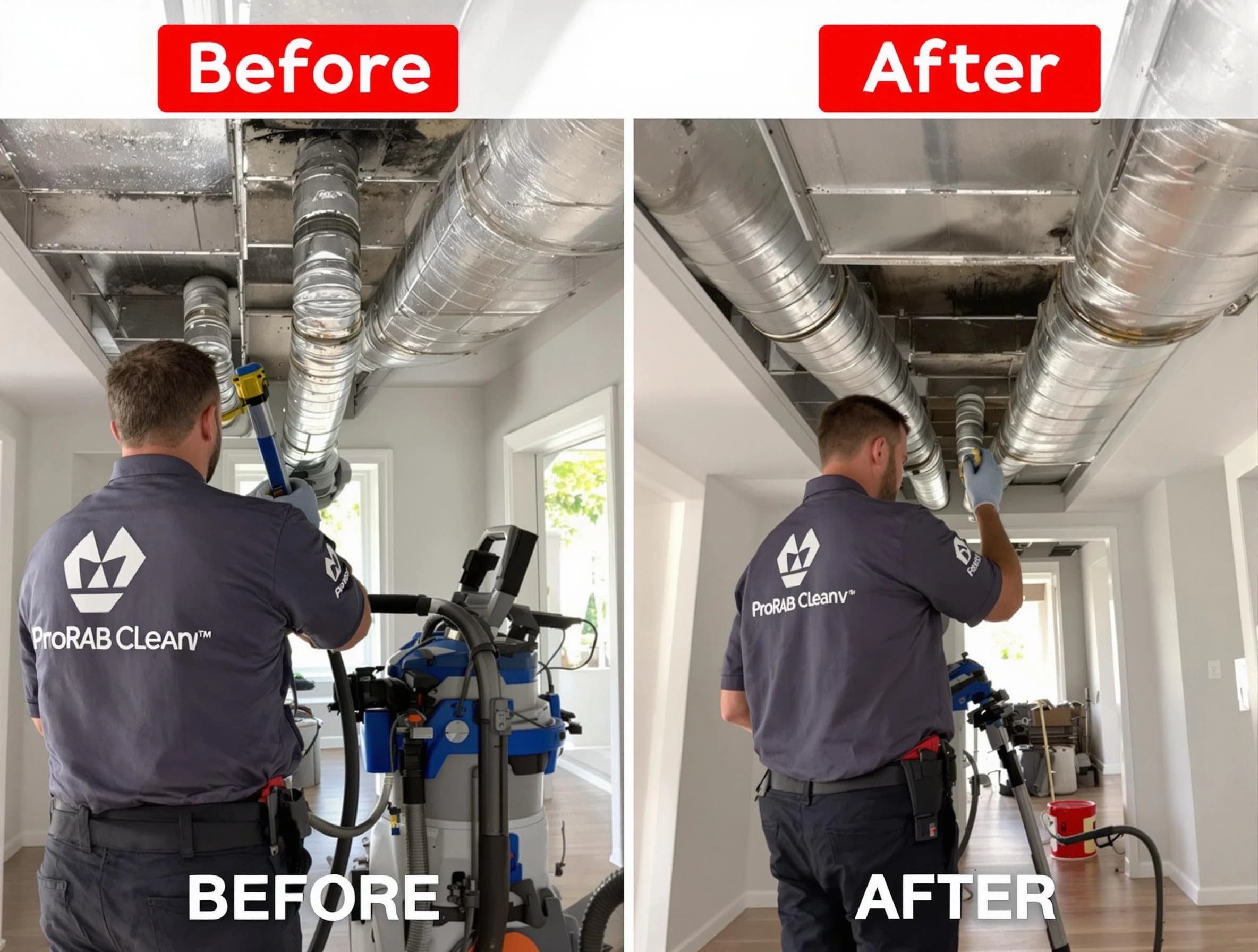 Saratoga Springs Air Duct Cleaning expert performing thorough residential duct cleaning in a Saratoga Springs home
