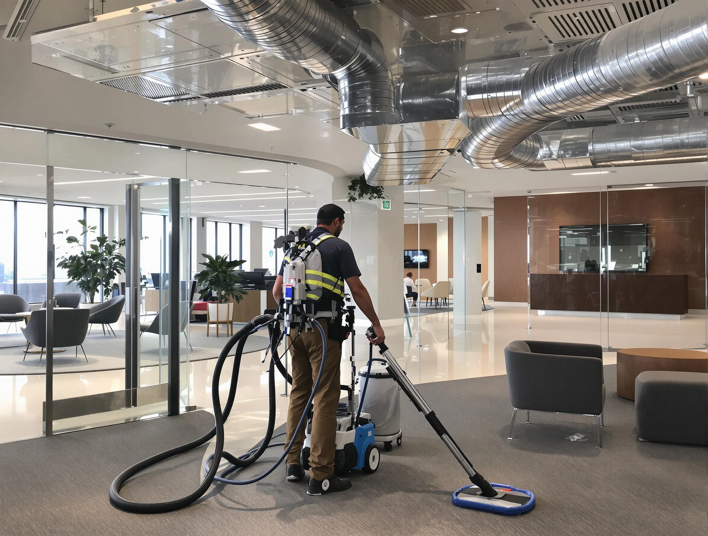 Commercial duct cleaning service by Saratoga Springs Air Duct Cleaning in Saratoga Springs