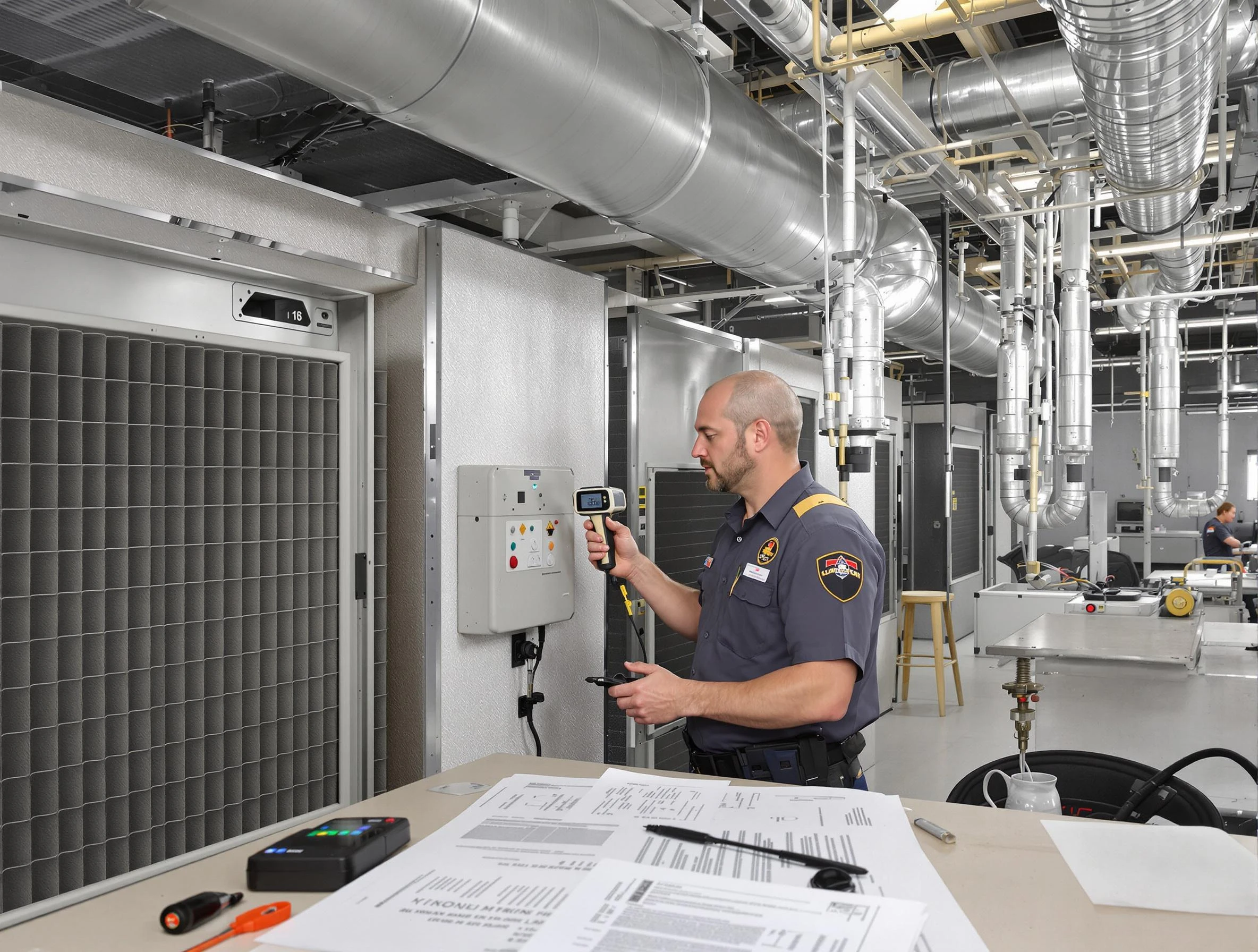 Professional filter system inspection by Saratoga Springs Air Duct Cleaning in Saratoga Springs